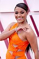 west side storys ariana debose gives a thumbs up on oscars 2021 red carpet 09