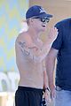 cody simpson shirtless buff physique swim practice 28
