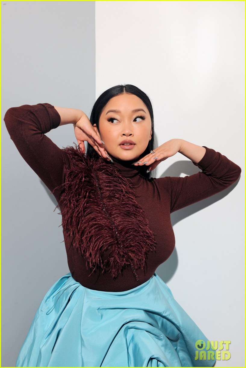 lana condor dons two looks while hosting costume designer 04