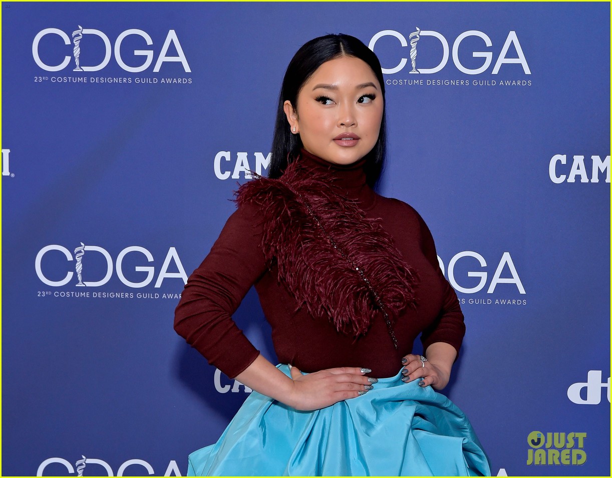 lana condor dons two looks while hosting costume designer 08