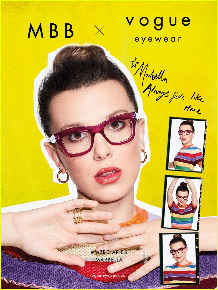 millie bobby brown drops second vogue eyewear collection 02