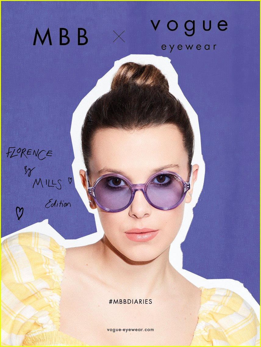 millie bobby brown drops second vogue eyewear collection 07