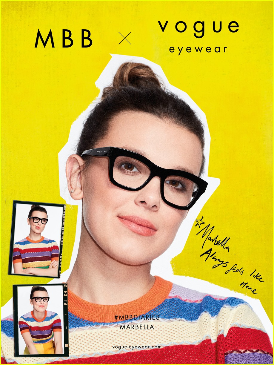 millie bobby brown drops second vogue eyewear collection 09