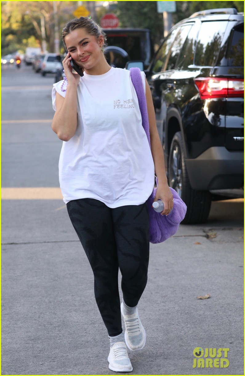addison rae promotes mental health awareness while out for a workout 02