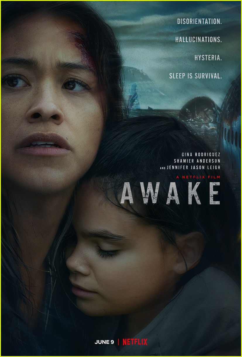 gina rodriguez ariana greenblatt star in the intense awake trailer 02