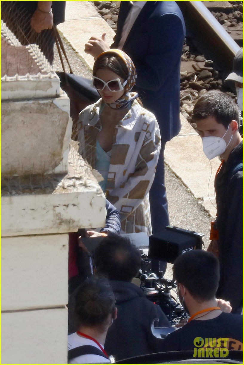 lily collins shooting emily in paris season two 14