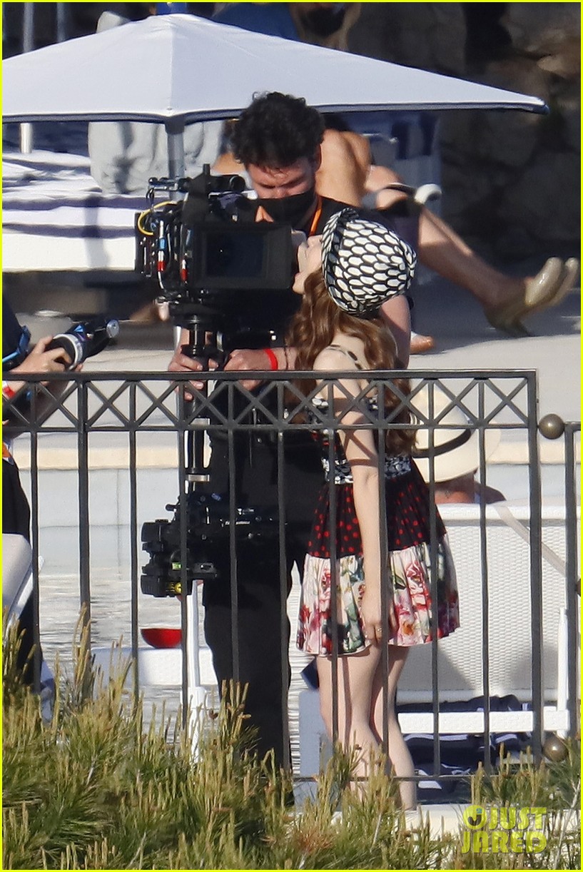 lily collins shooting emily in paris season two 46