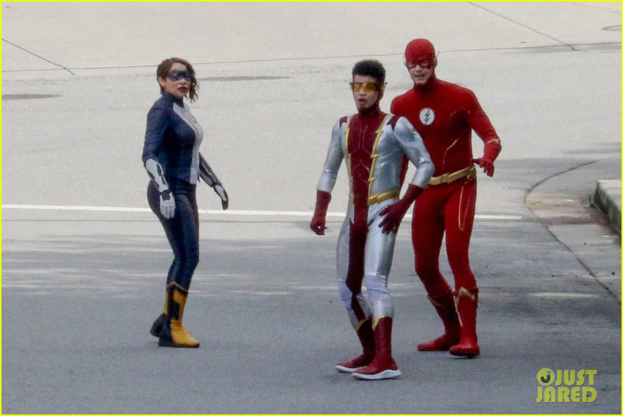 first look photos of jordan fisher as impulse on the flash 09