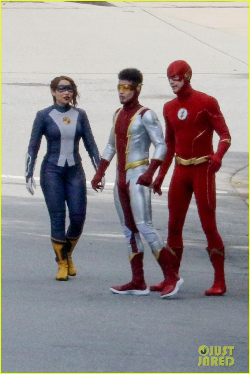 first look photos of jordan fisher as impulse on the flash 17