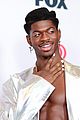lil nas x puts abs on display at iheart radio music awards 09