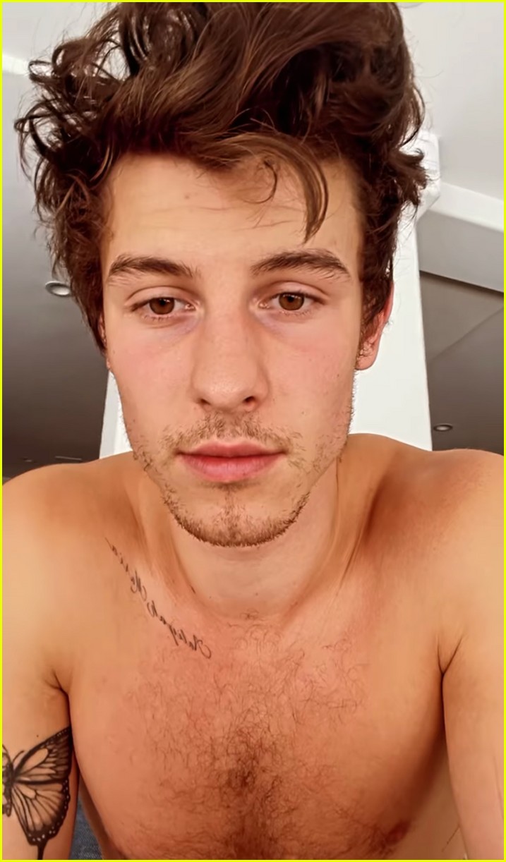 shawn mendes shares shirtless video after morning workout 03