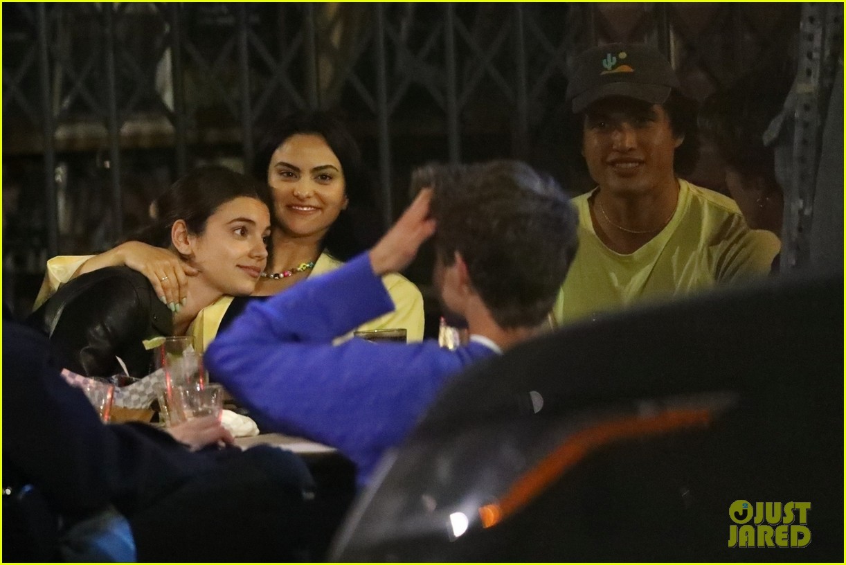 camila mendes charles melton dinner with friends 16