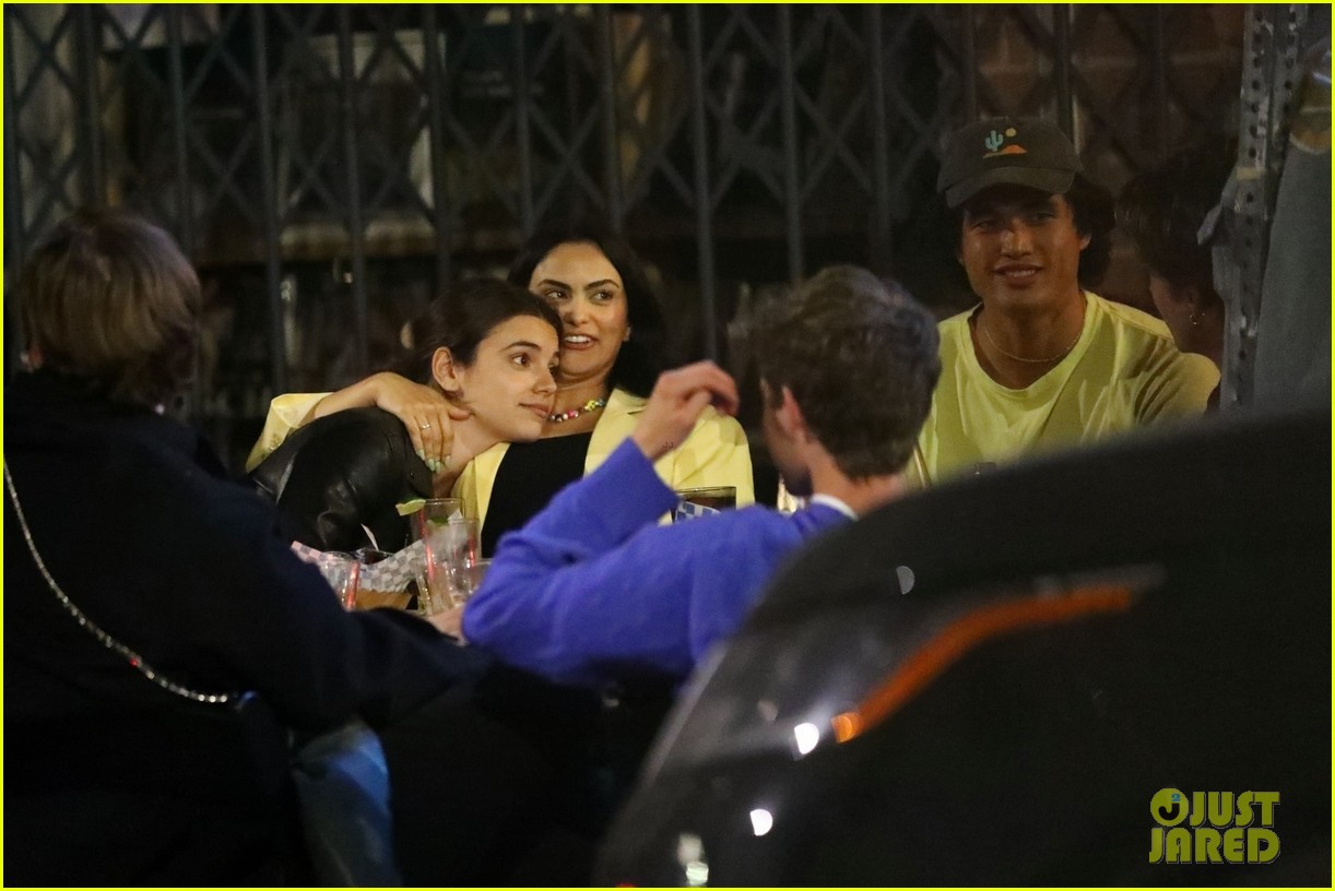 camila mendes charles melton dinner with friends 19
