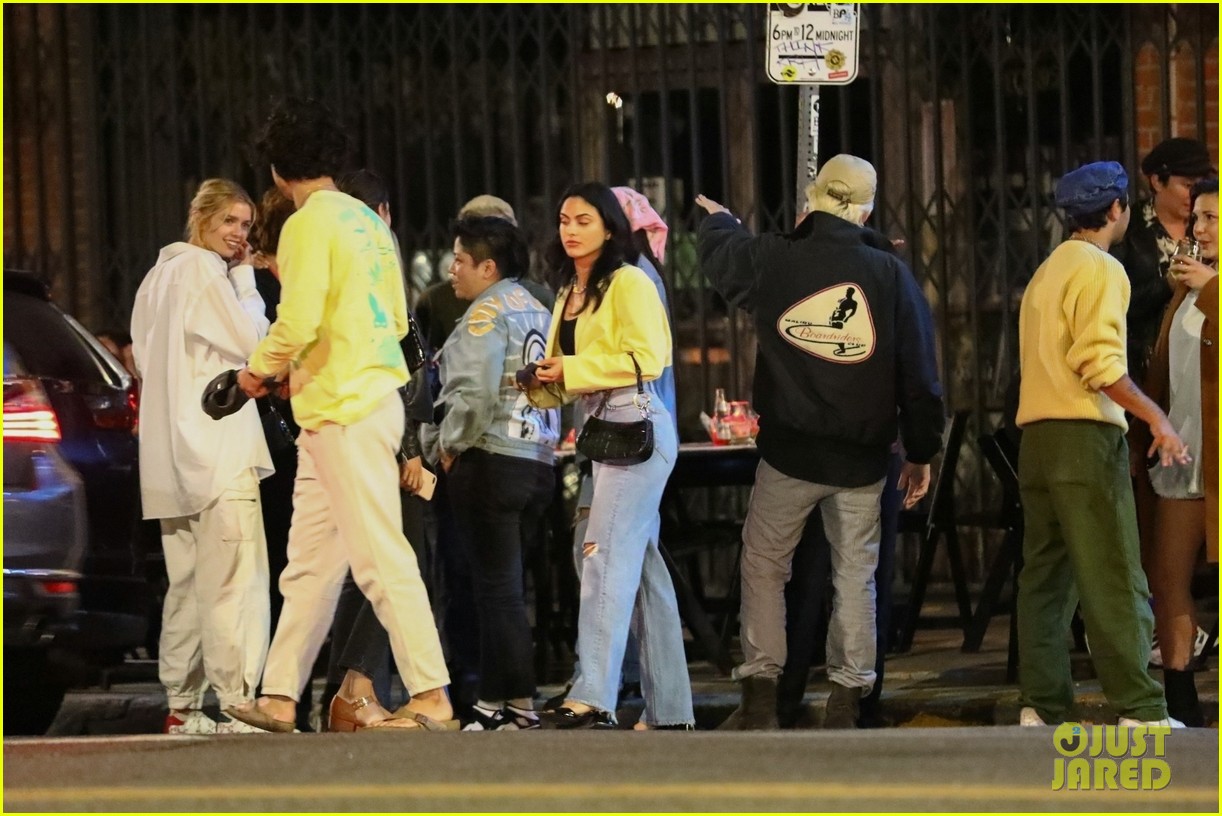 camila mendes charles melton dinner with friends 27