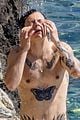 harry styles showers shirtless in italy 06