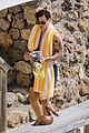 harry styles showers shirtless in italy 23