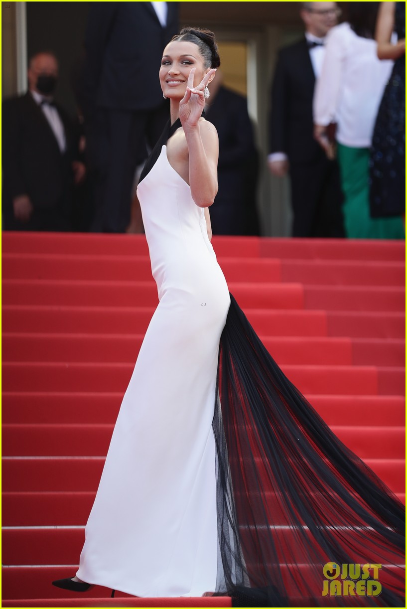 Bella Hadid Makes Quite The Entrance at Cannes Film Festival 2021 ...