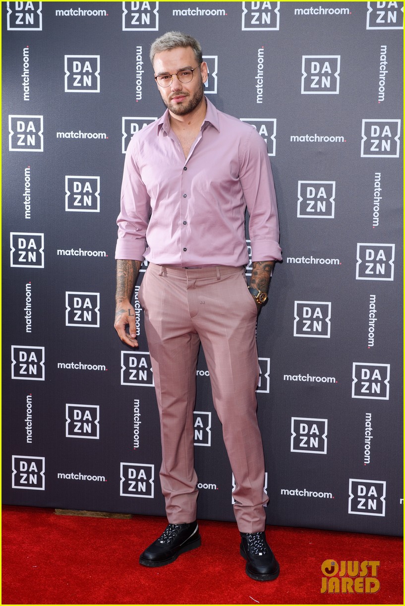 liam payne has a rare night out at dazn launch event in london 01