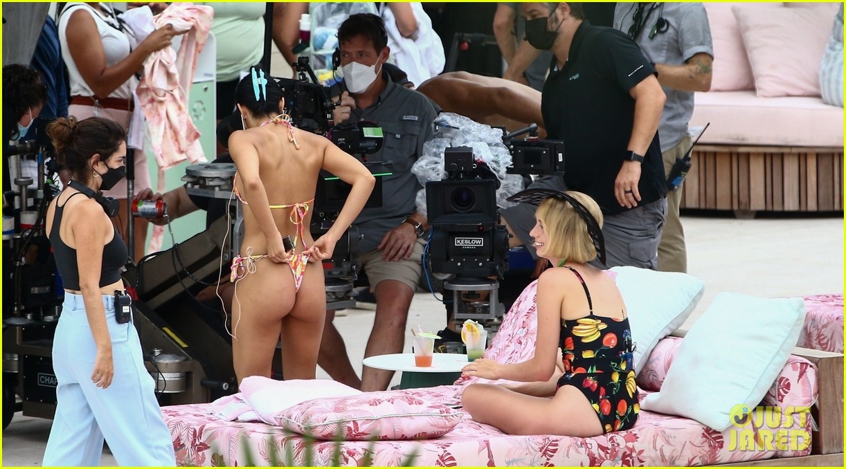 camila mendes maya hawke lounge swimsuits strangers movie 19
