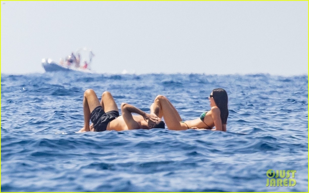 kendall jenner lounges on float in the water 56