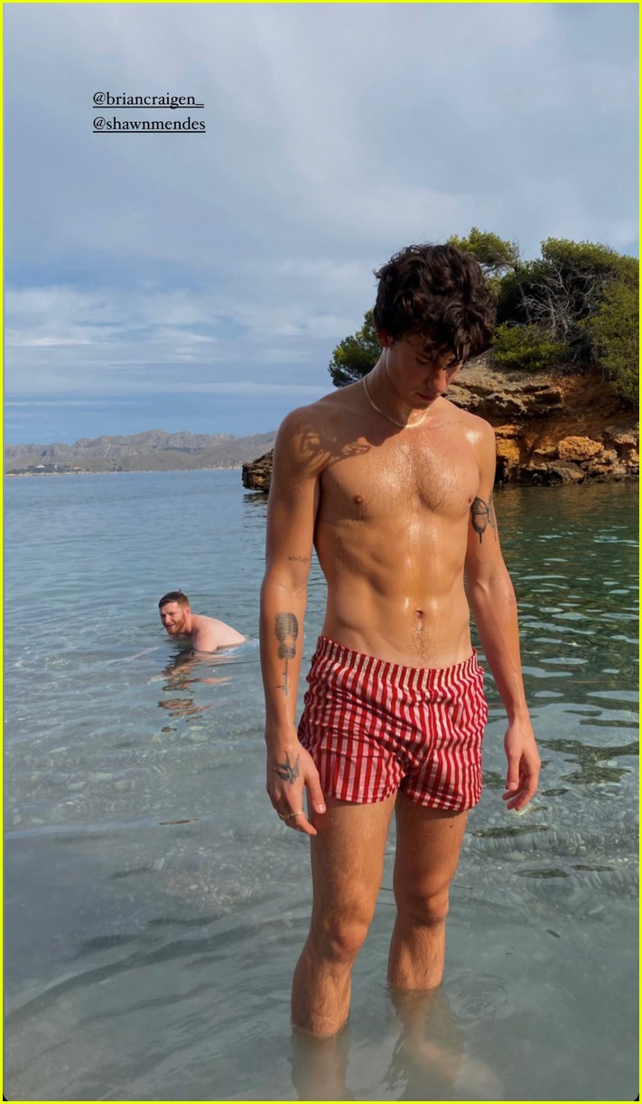 shawn mendes sends fans into frenzy with shirtless new photos 01