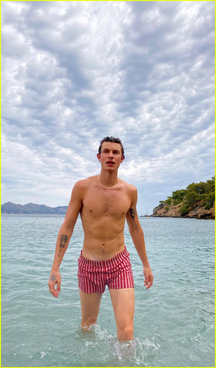 shawn mendes sends fans into frenzy with shirtless new photos 02