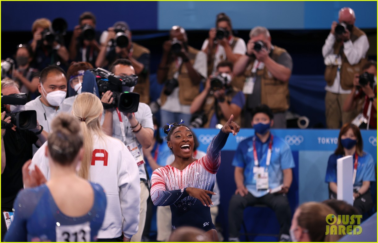 simone biles is beaming after winning bronze at tokyo olympics 29