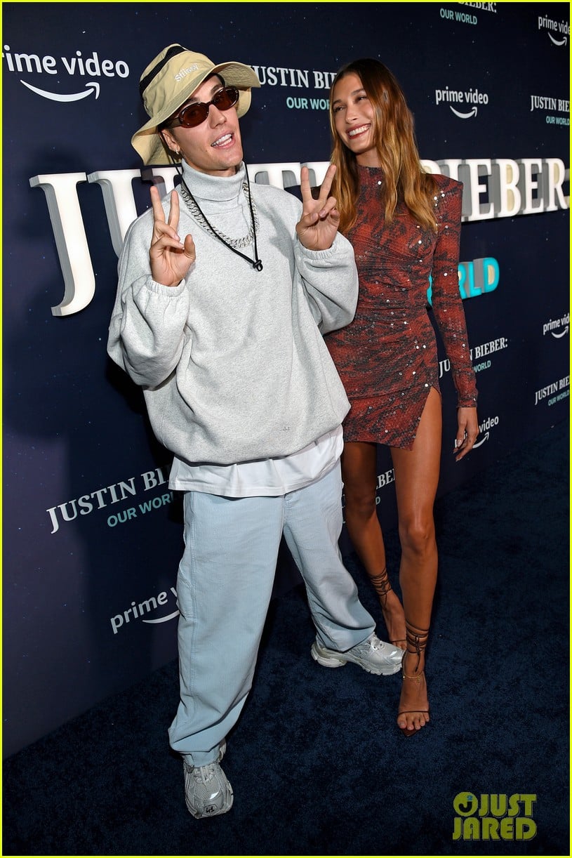justine skye the kid laroi support justin bieber at our world premiere 17