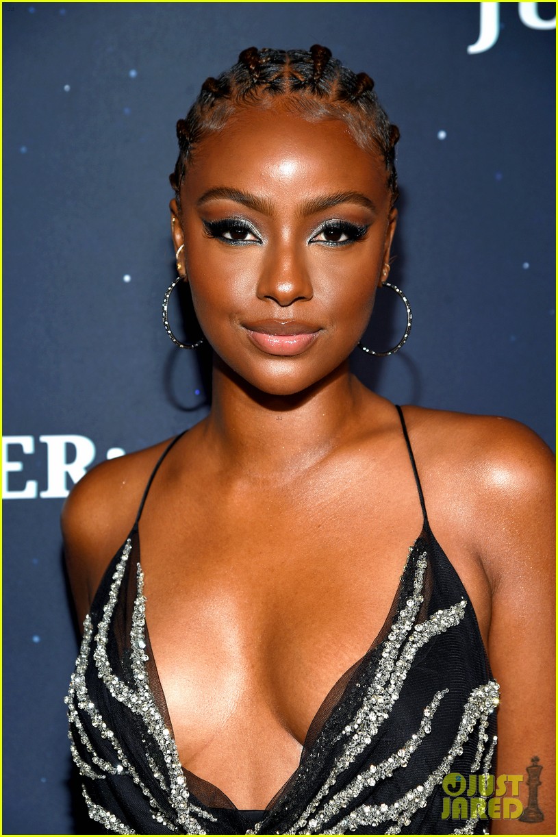 justine skye the kid laroi support justin bieber at our world premiere 18