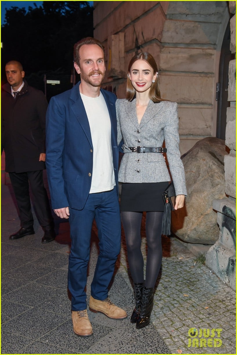 lily collins husband charlie mcdowell attend first event since getting married 05