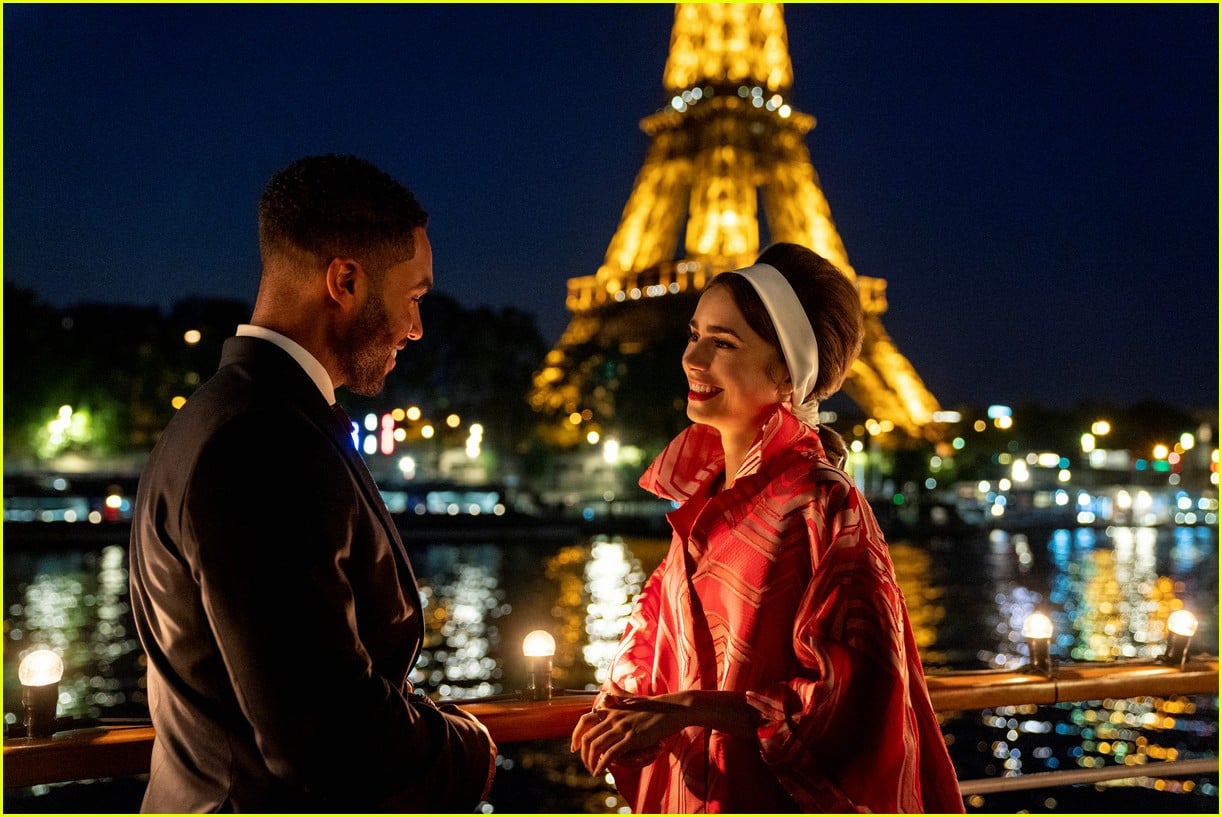 lucien laviscount joins emily in paris season two first look photos 02