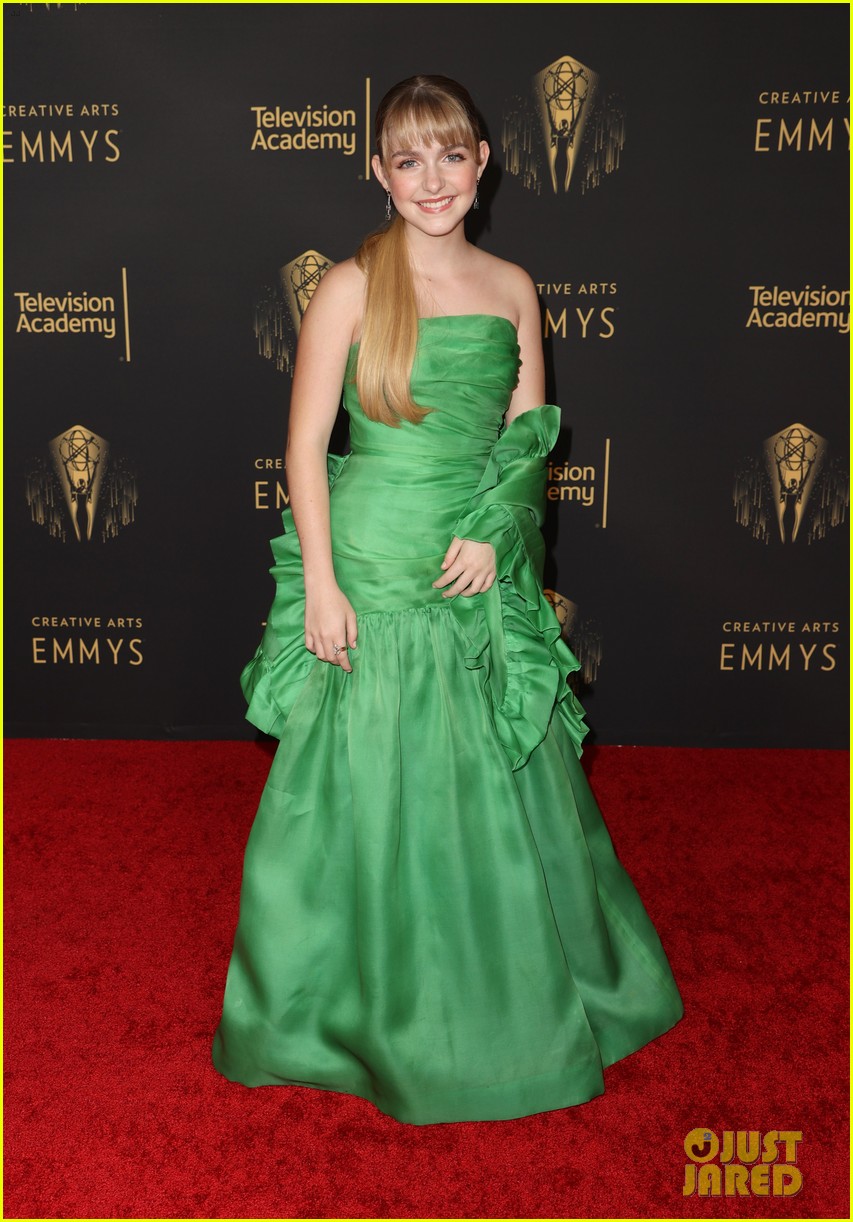 mckenna grace goes green for first creative arts emmy awards 04