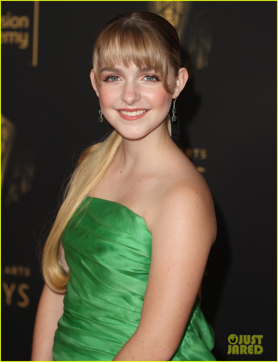 mckenna grace goes green for first creative arts emmy awards 05