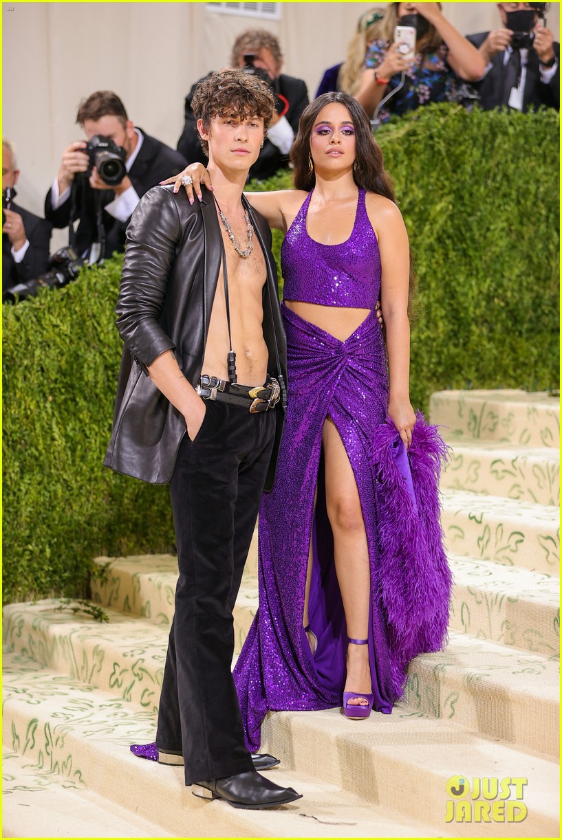 shawn mendes goes shirtless for met gala 2021 with camila cabello 20