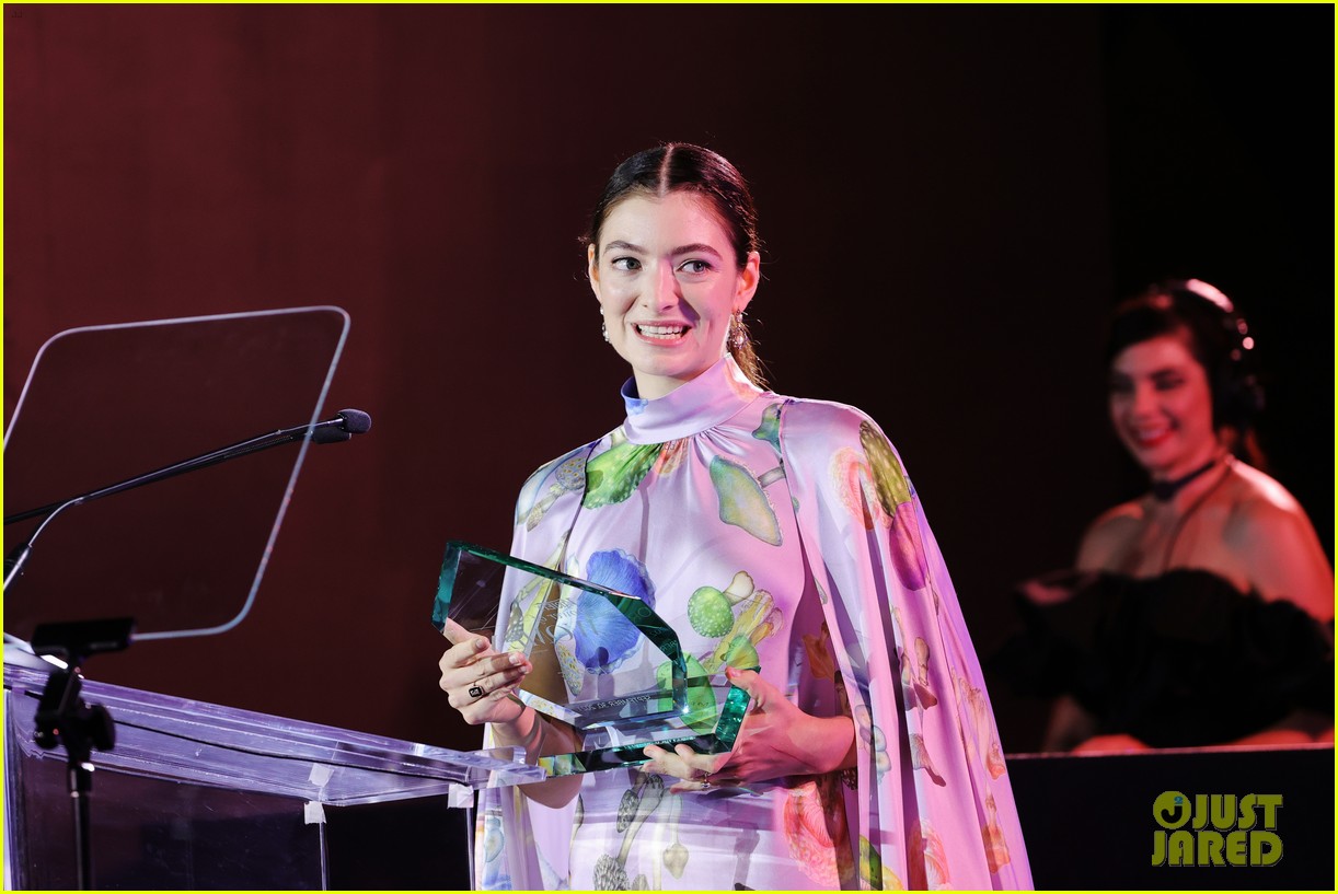 lorde honored by hunter schafer atpower of women event 19