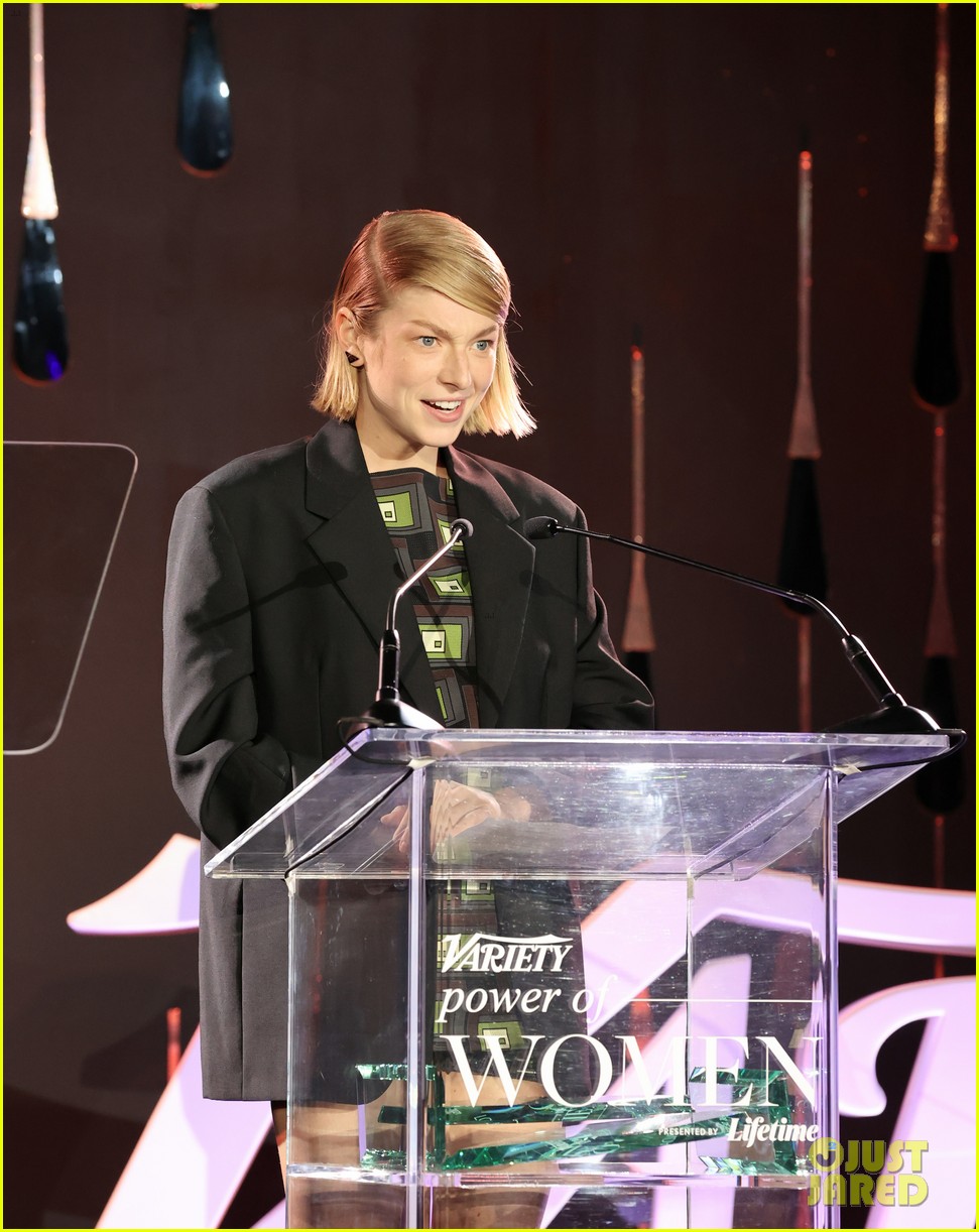 lorde honored by hunter schafer atpower of women event 23