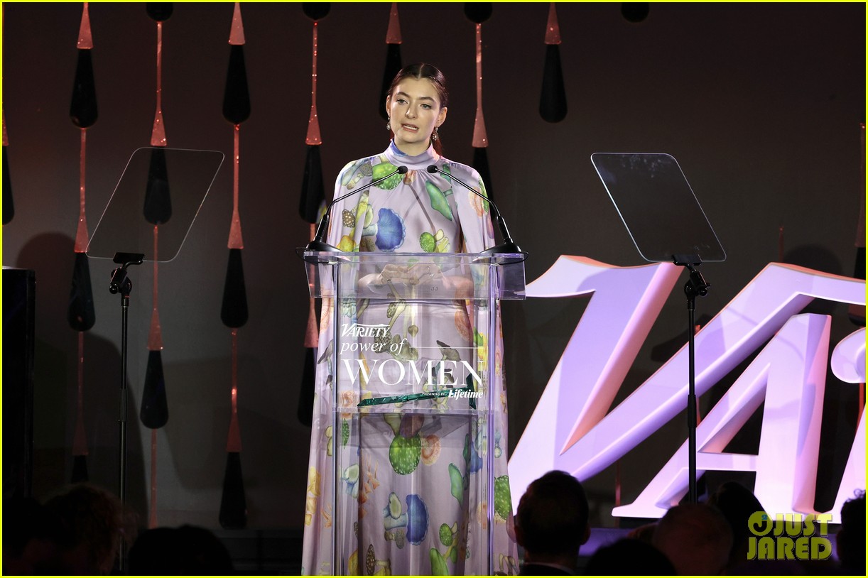 lorde honored by hunter schafer atpower of women event 35