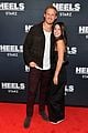 stephen amell alexander ludwig pose with younger selves at heels finale screening 01