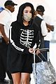 vanessa hudgens suits up skeleton airport 05