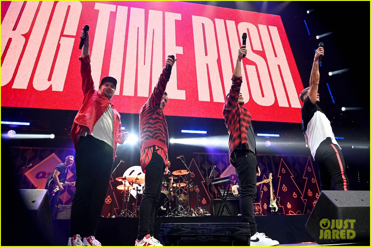 big time rush hit the stage for first show together in years at jingle ball 32