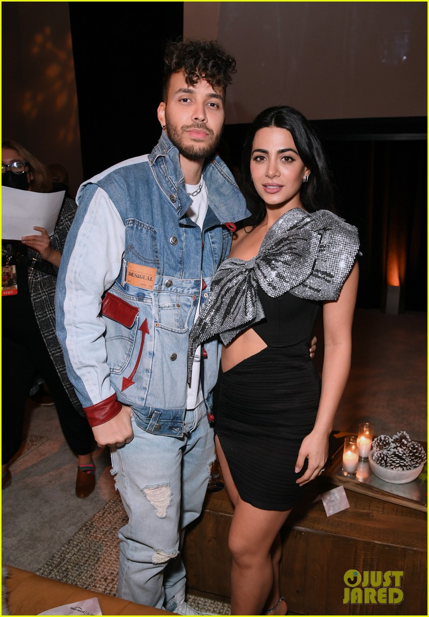 prince royce joins emeraude toubia at with love premiere 45
