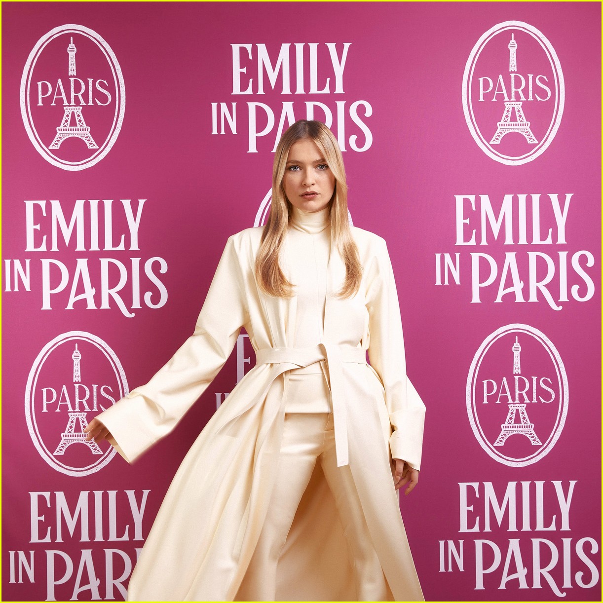 emily in paris cast host virtual holiday party dish on season two 05.