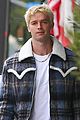 patrick schwarzenegger shows off platinum blonde hair while out in la 02