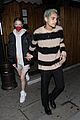 hunter schafer dominic fike hold hands night out in weho 11