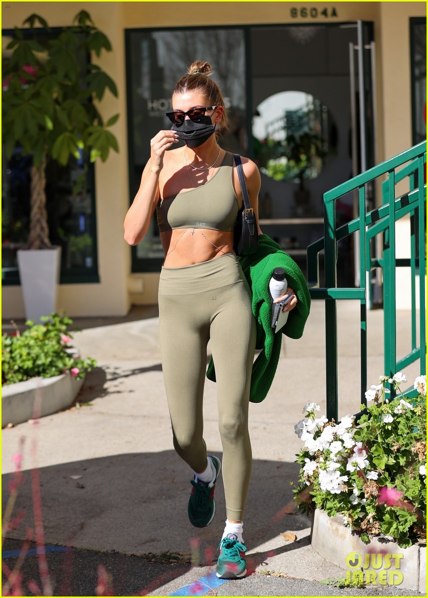 Hailey Bieber and Kendall Jenner were spotted at a Pilates class on Monday  afternoon after spending New Year's weekend. #HaileyBieber #