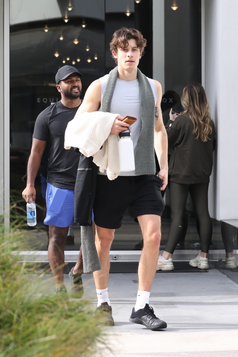 shawn mendes gym workout new music tease 12