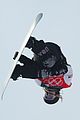 chloe kim falls to her knees after incredible half pipe run at beijing winter olympics 17