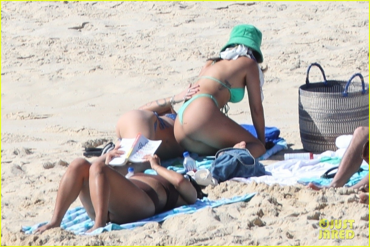 vanessa hudgens rocks mint green bikini on vacation in mexico 16