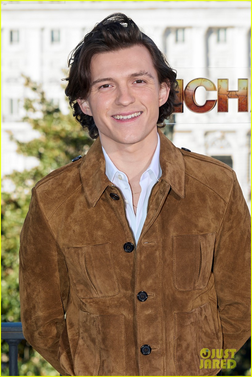 tom holland uncharted madrid photo call 02