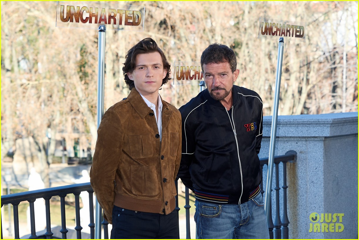 tom holland uncharted madrid photo call 08